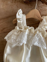 Liora Lace Ruffle Romper