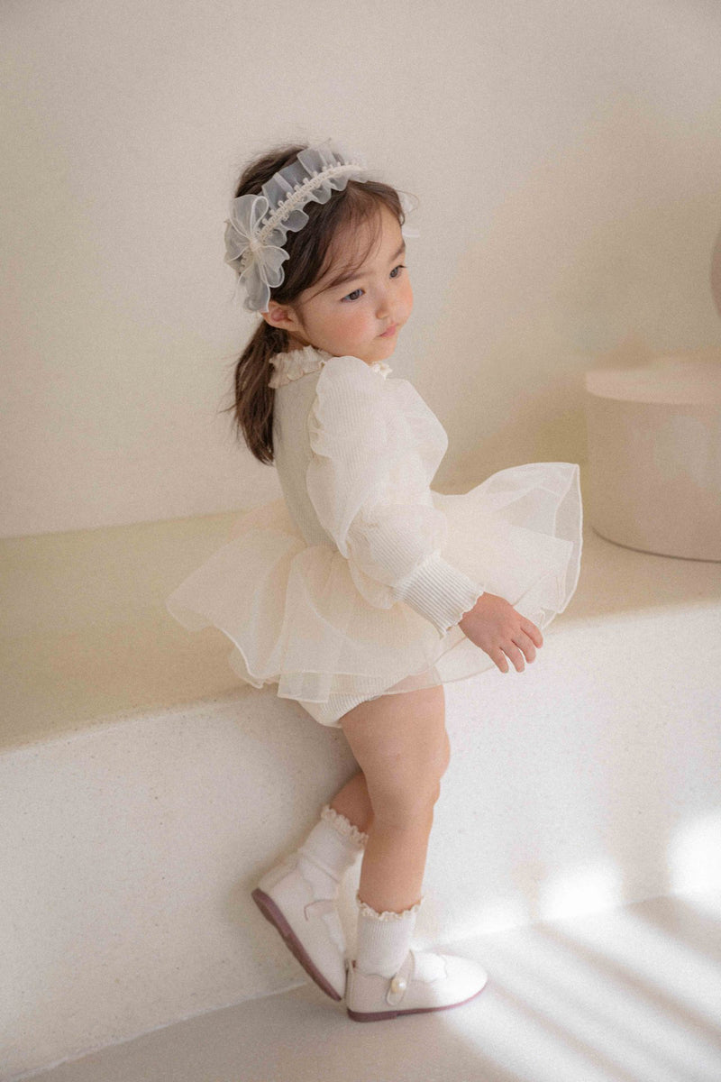 Beluca Organza Romper_Cream