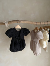 Cecilian Romper _ Black