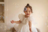 Ines Organza Romper_ Cream