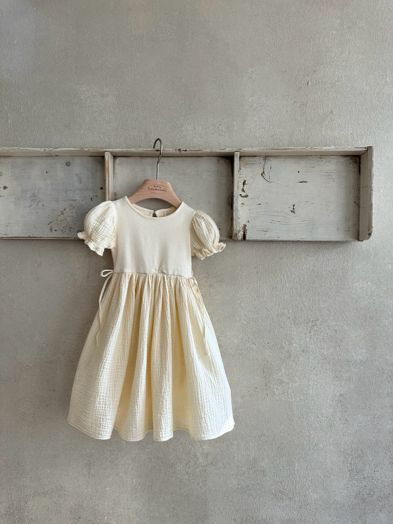 Monbebe Peony Dress_Cream