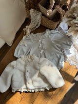 Ribbon Frill Romper _Sky Blue