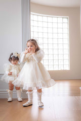 Eloise Oganza Dress Romper_ Cream