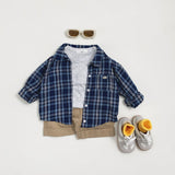 Logan Check Shirts_Navy Check