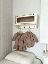 Olivia Embroidered Dress_Brown