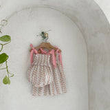 Glen Smocked Dress_ Coral