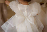 Ines Organza Romper_ Cream