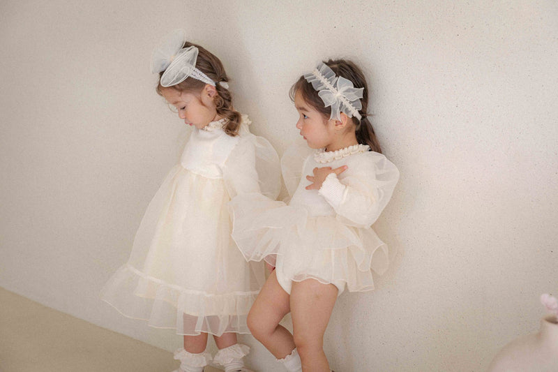 Beluca Organza Dress _Cream