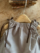 Bongbong Check Top & Bloomer Set