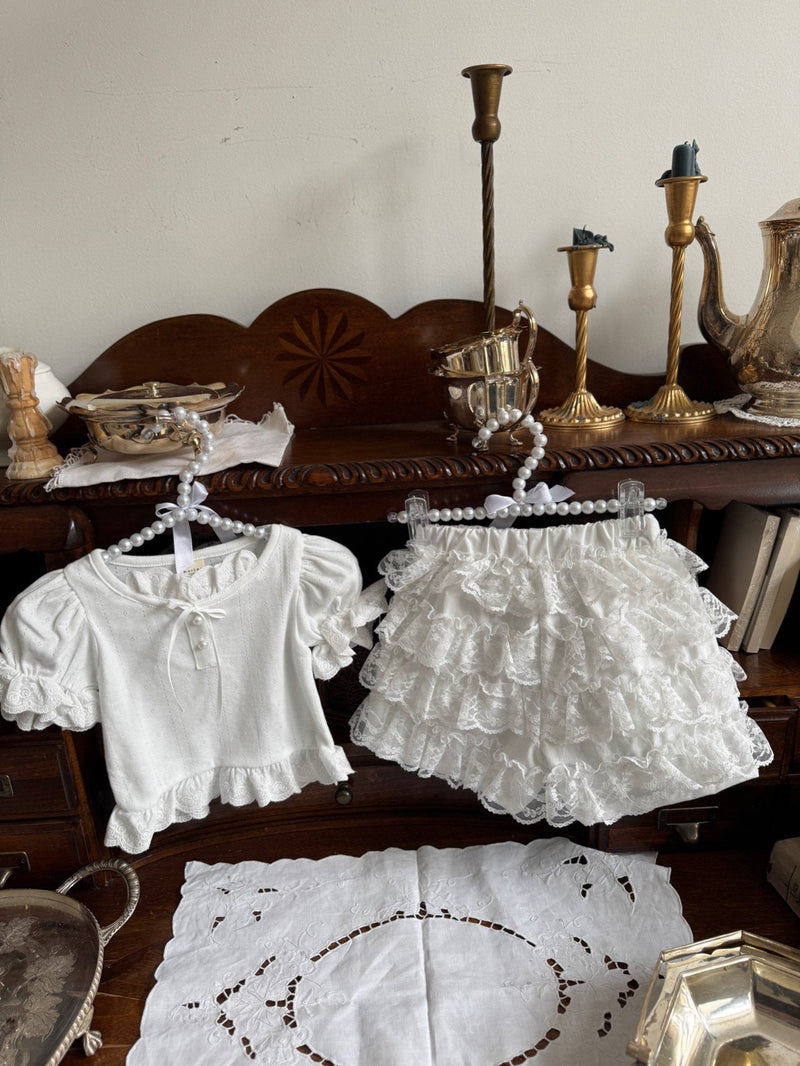 Ruffle Lace Shorts