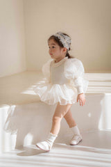 Beluca Organza Romper_Cream