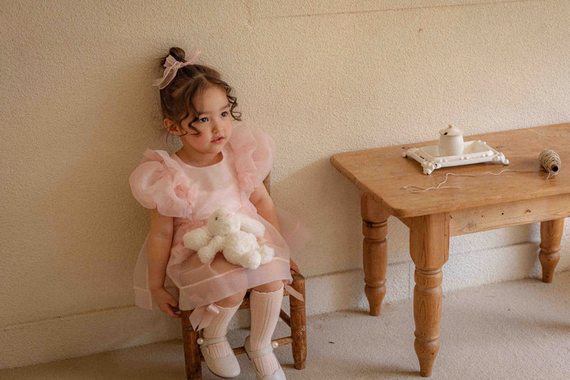 Ines Organza Romper_ Pink
