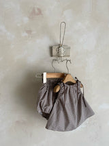 Bongbong Check Top & Bloomer Set