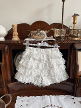 Ruffle Lace Shorts