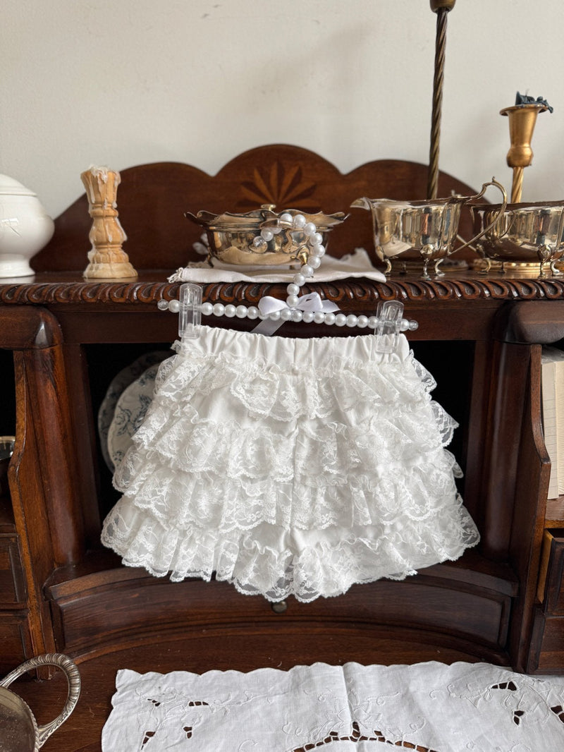 Ruffle Lace Shorts