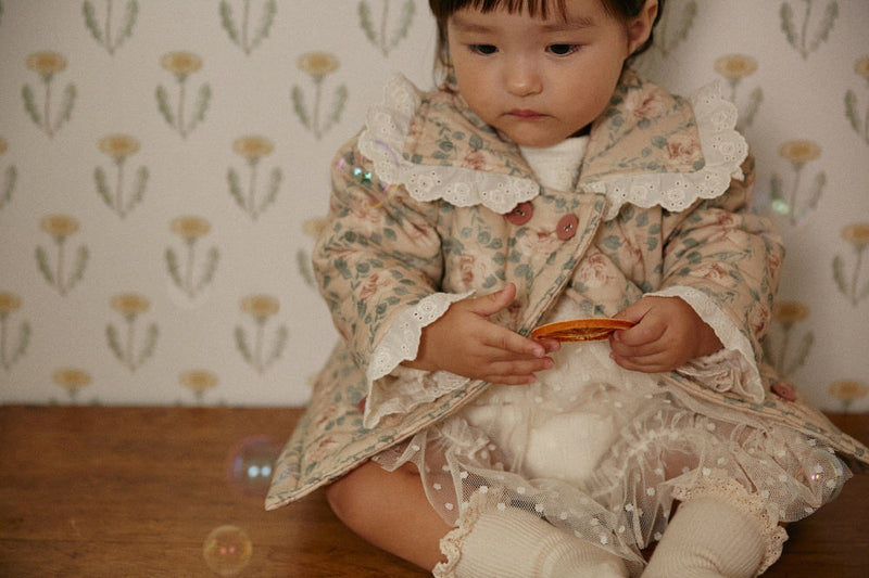 Rose Lace Padded Jumper