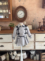 Amelia Jacket and Skort Set_Black