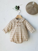 Oliver Check Suit_Beige