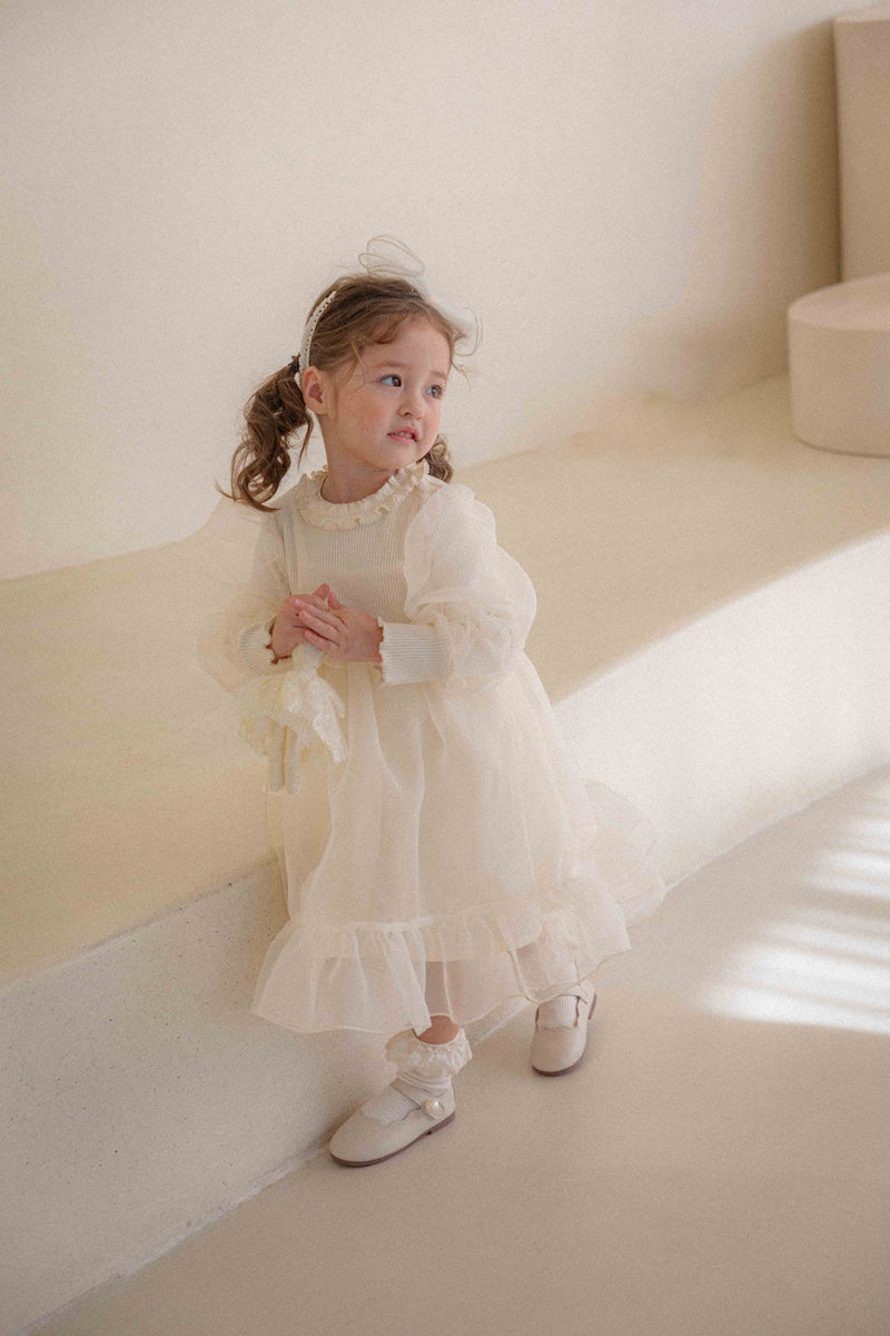 Beluca Organza Dress _Cream