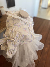 Candy Floral Windbreaker Jacket  _Purple