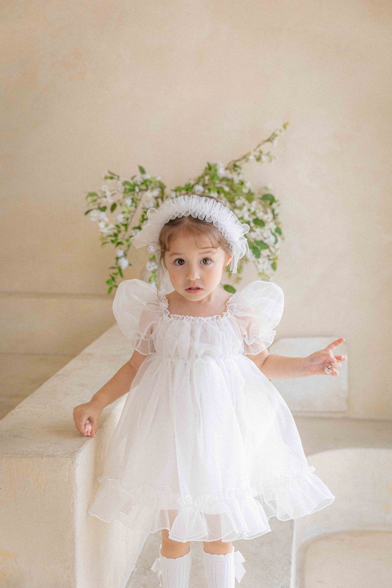 Coco Blush Mini Dress_ White