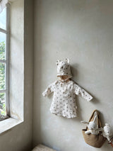 Monbebe Printed Suit and Bonnet Set from Newborn Size _Bear Prints