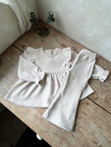 Milk Velour Top & Pants Set