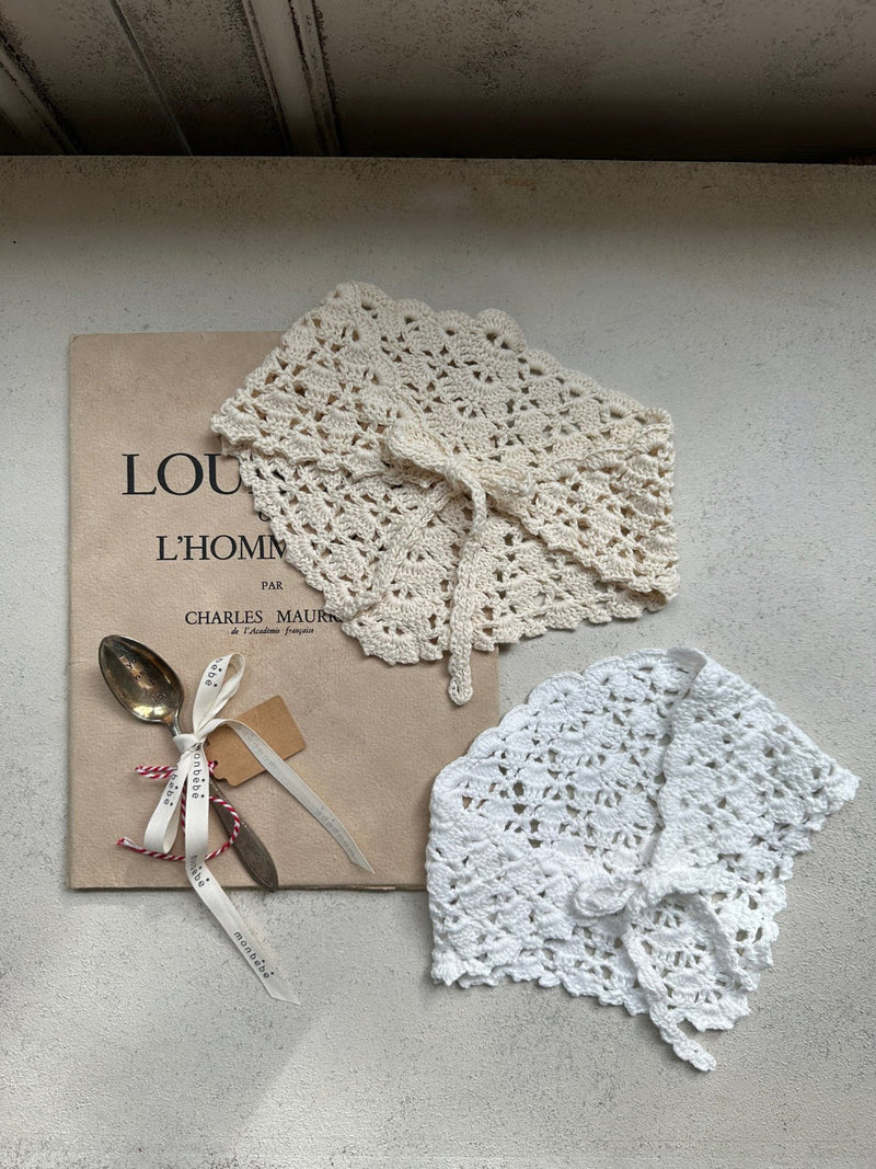 Handmade Crochet Scalf Shell Stitch_2Colours