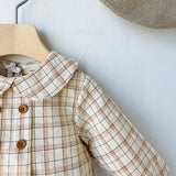Oliver Check Suit_Beige