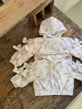 Candy Floral Windbreaker Jacket _Pink