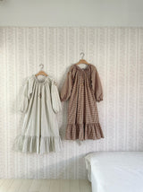 Olivia Embroidered Adult Dress_Brown