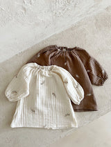 Cream Blossom Dress
