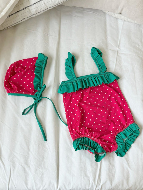 Strawberry Swimsuit Set