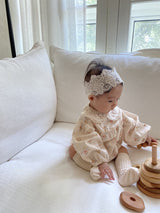 Monbebe Antoinette Cream Lace Headband