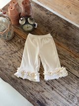 Heart Frill Top and Pants Set _Cream