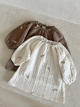 Cream Blossom Dress