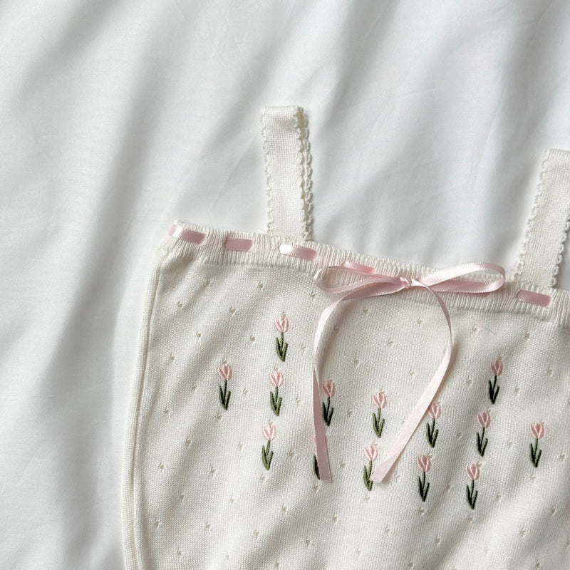 Fleur Ribbon Knit Top