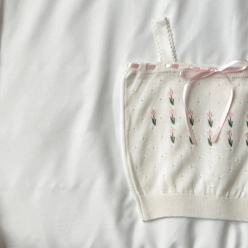 Fleur Ribbon Knit Top