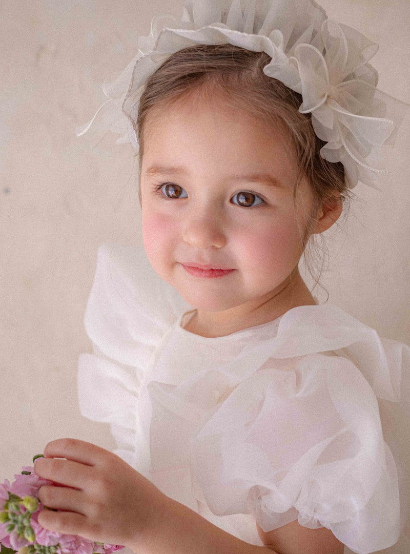 Ines Organza Dress_ Cream