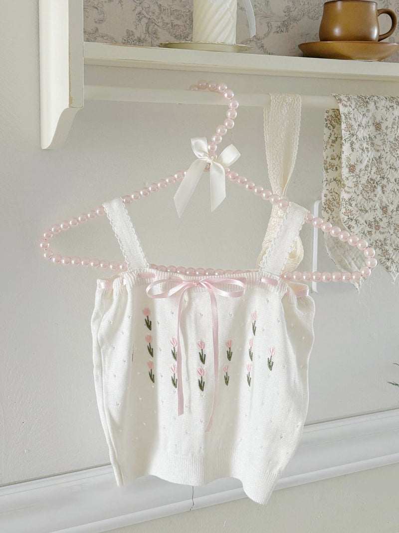 Fleur Ribbon Knit Top