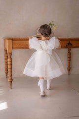 Ines Organza Dress_ Cream