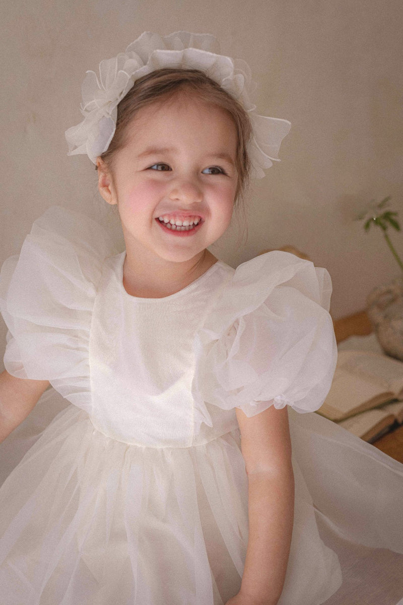 Ines Organza Dress_ Cream