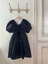 Cotton Ripple Adult Dress _Black