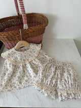 Emma Top & Shorts Set _Beige