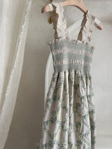Green Veil Embroidered Adult Dress