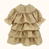 [Special Price] Cancan Dress Gold_ 6-7Y