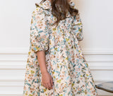 Scarlet Jacquard Dress and Headband Set