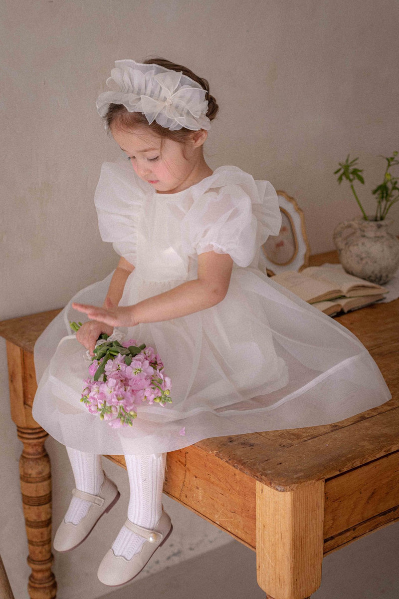 Ines Organza Dress_ Cream
