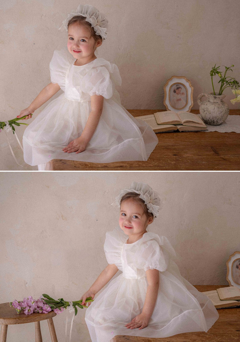 Ines Organza Dress_ Cream