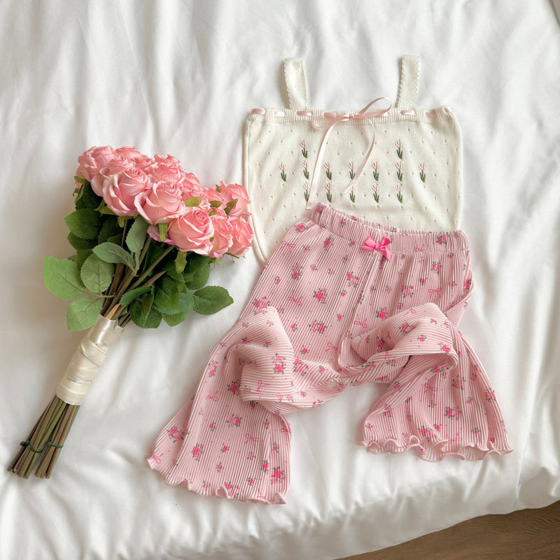 Fleur Ribbon Knit Top